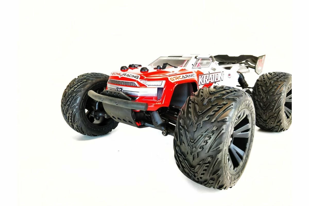 10112 | T-Bone Racing Black ARRMA Kraton 4S Front XV6 Bumper - Image 2