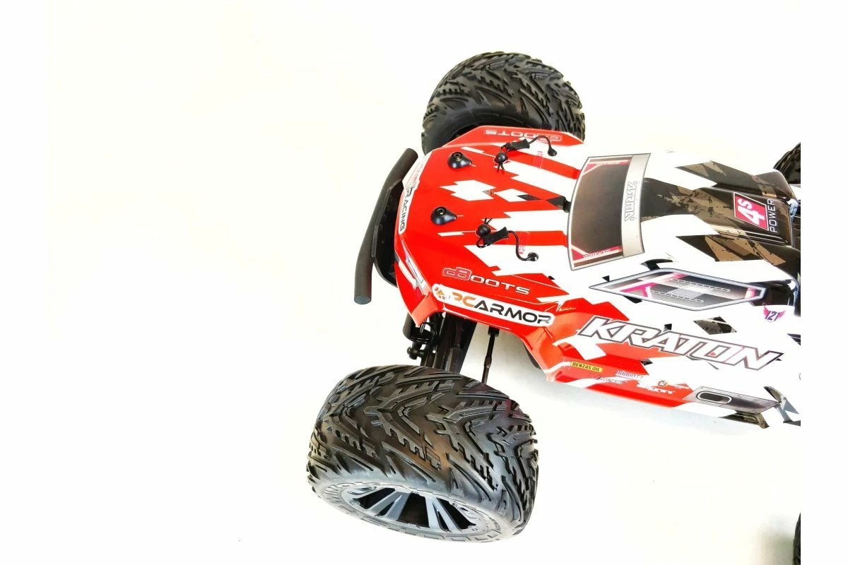 10112 | T-Bone Racing Black ARRMA Kraton 4S Front XV6 Bumper - Image 3