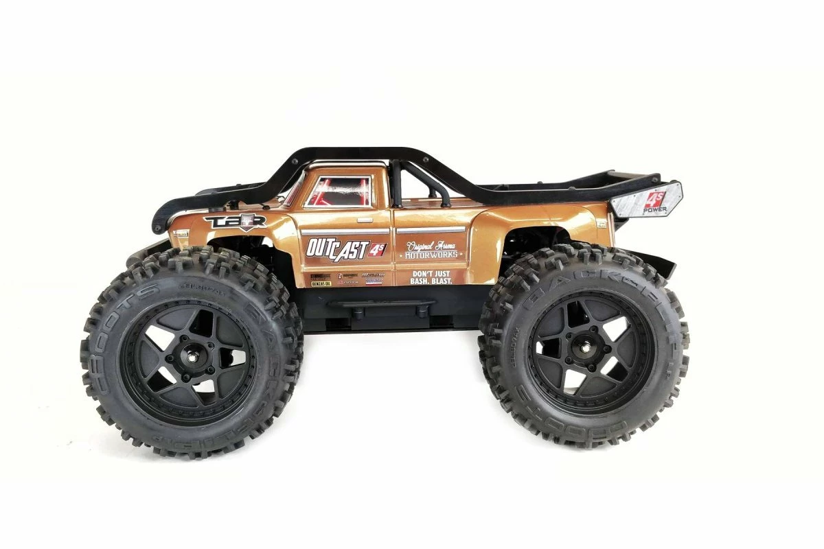 10118 | T-Bone Racing Black ARRMA Outcast 4S R1 EXO External Roll Cage