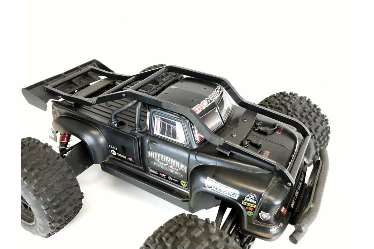 10143 | T-Bone Racing Black ARRMA Notorious R1 EXO External Roll Cage - Image 3