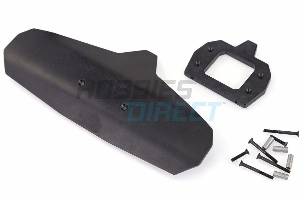 12021 | T-Bone Racing Black Axial Yeti XL Rear Axle Skid Plate - Image 2