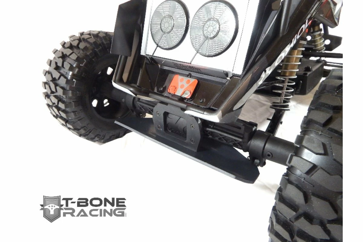 12021 | T-Bone Racing Black Axial Yeti XL Rear Axle Skid Plate - Image 4