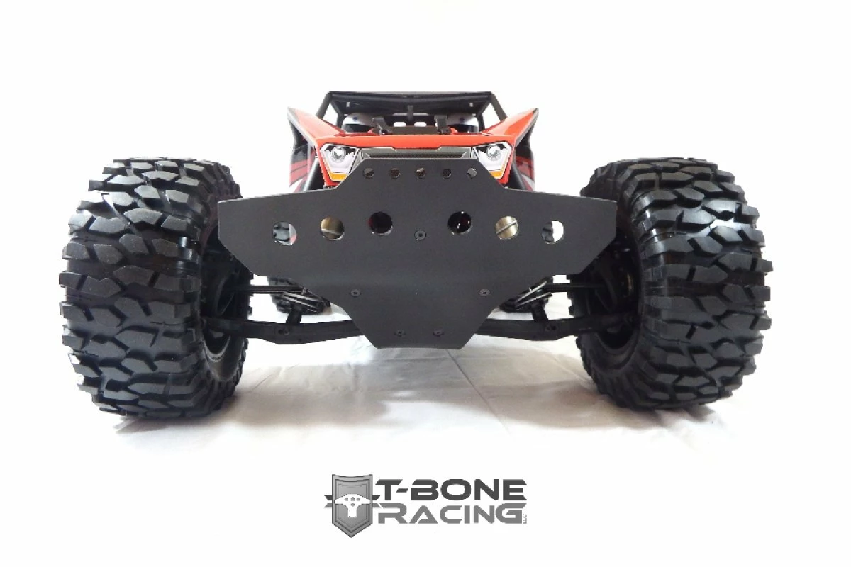 12029 | T-Bone Racing Black Axial Yeti XL Front 4Pc Basher Bumper Kit - Image 4