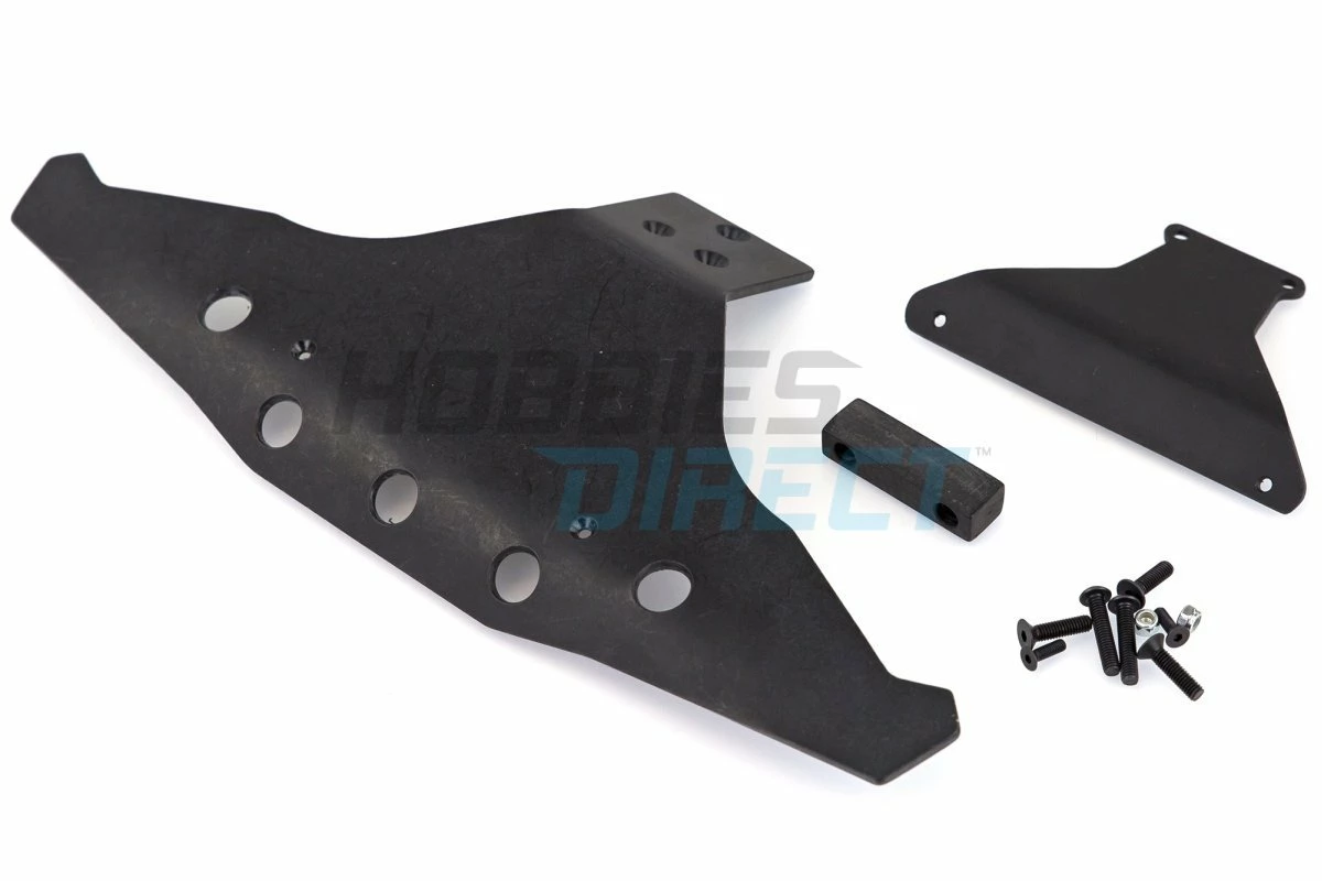 62016 | T-Bone Racing Black Traxxas Stampede 4x4 Wide Front Basher Bumper - Image 2