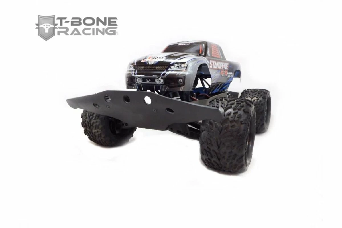 62016 | T-Bone Racing Black Traxxas Stampede 4x4 Wide Front Basher Bumper - Image 5