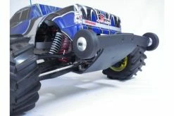 62049 | T-Bone Racing Black Traxxas E-Maxx Rear V4 Bumper & Wheelie Bar