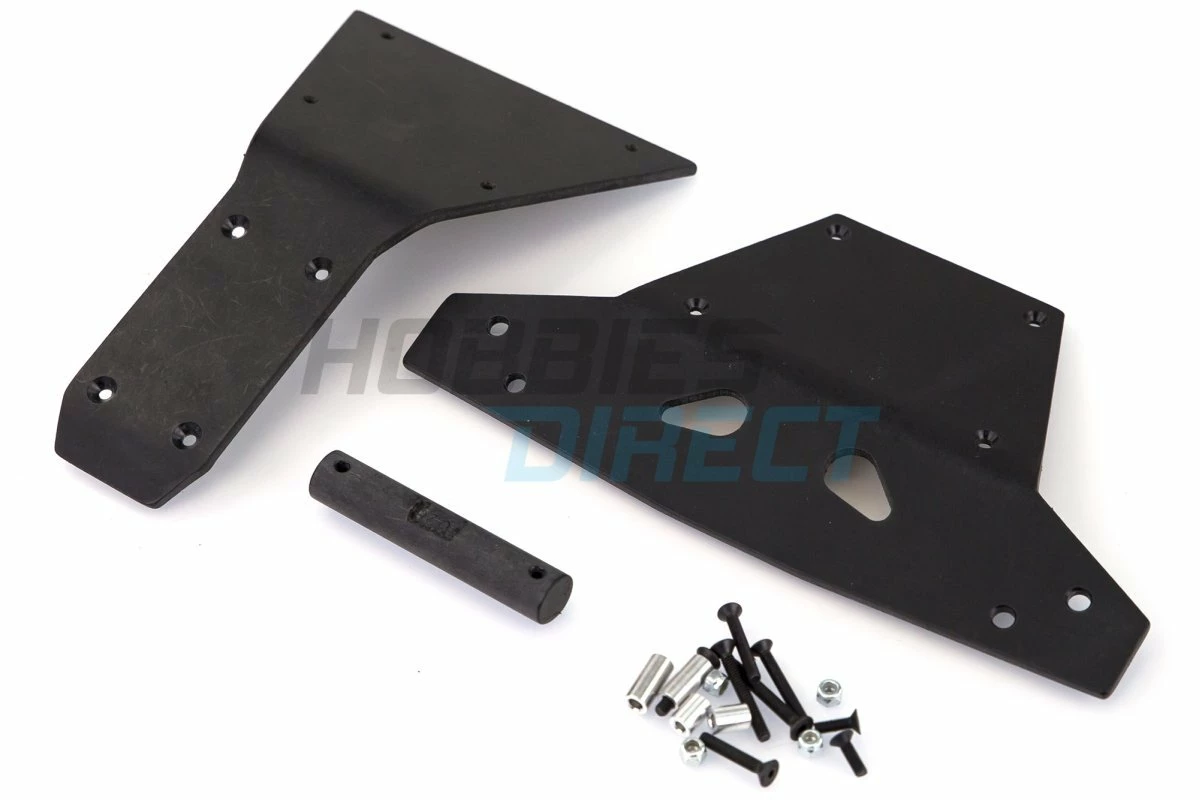 62113 | T-Bone Racing Black Traxxas 1/10 Summit Rear Monster Bumper Skid - Image 2