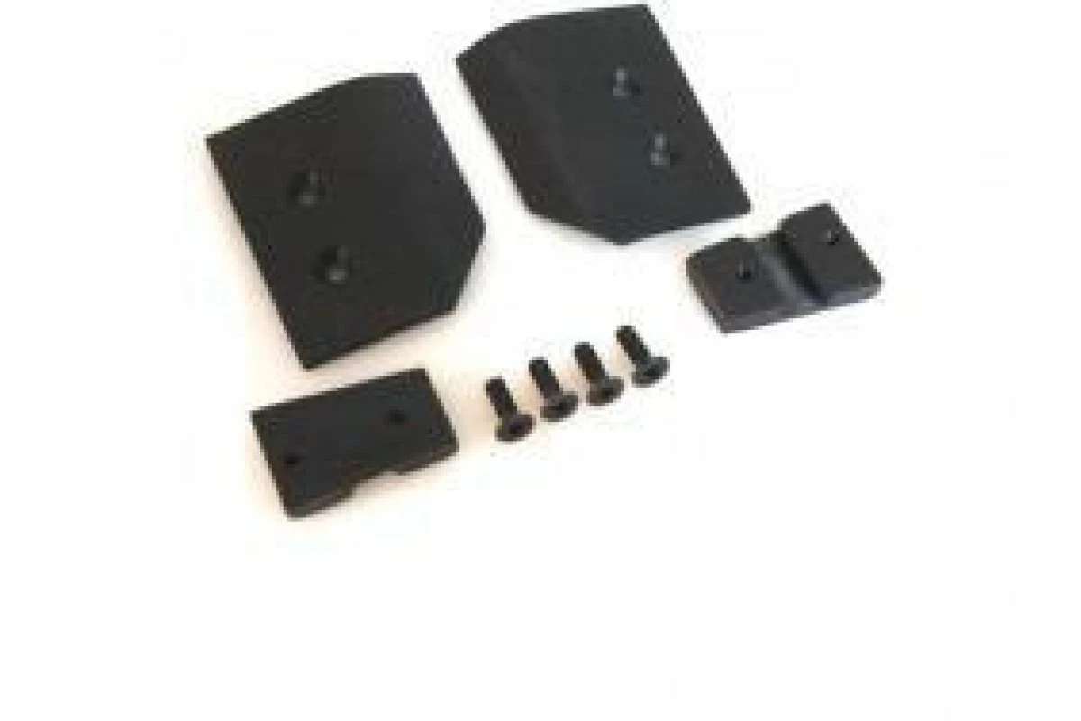 62134 | T-Bone Racing Black Traxxas Slash 4x4 LCG A-Skid Plate For RPM Suspension Arms