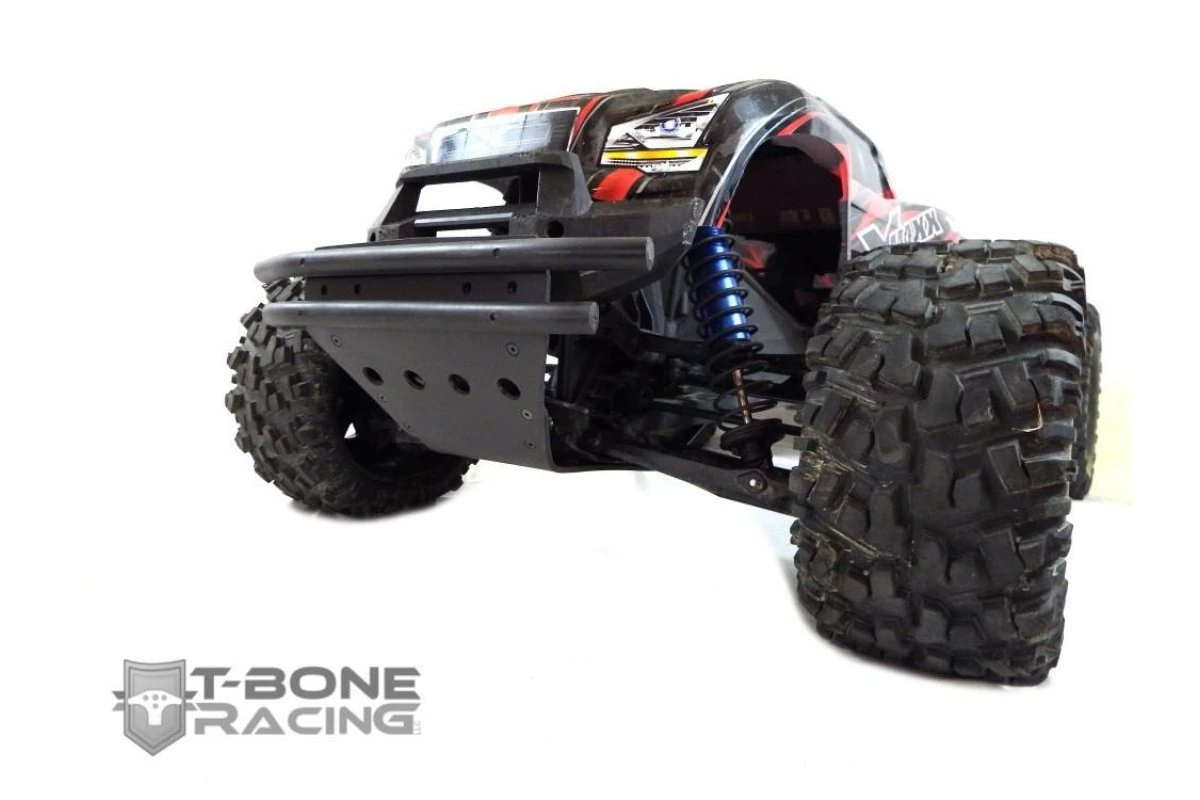 62138 | T-Bone Racing Black Traxxas X-Maxx Front XV4 Bumper - Image 4