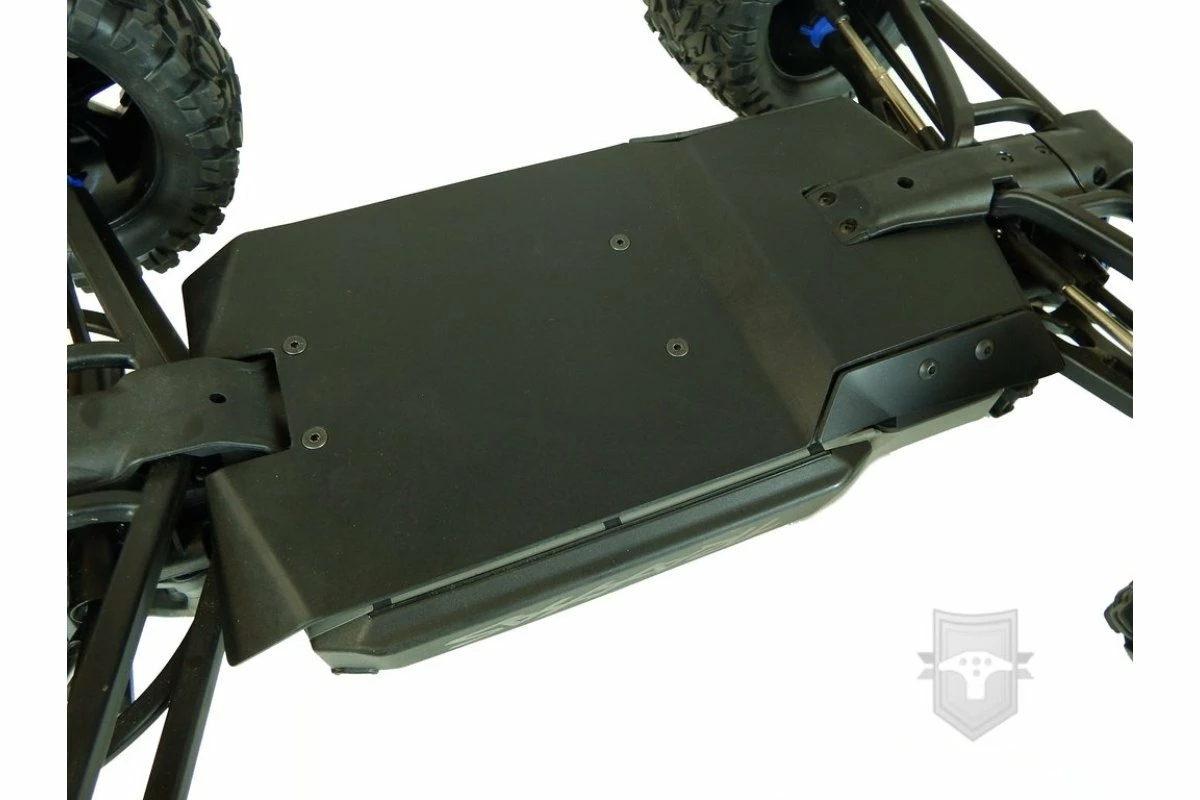 62185 | T-Bone Racing Black Traxxas E-Revo VXL 2.0 Chassis Skid Plate Set - Image 2