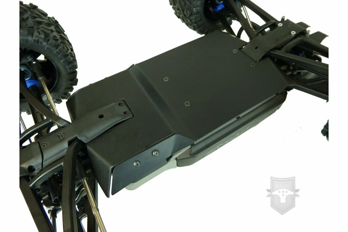 62185 | T-Bone Racing Black Traxxas E-Revo VXL 2.0 Chassis Skid Plate Set - Image 3
