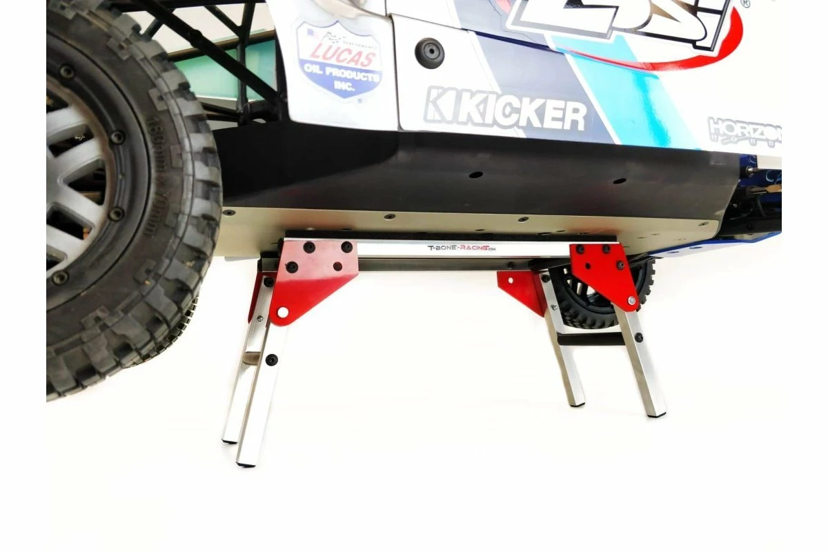 85101 | T-Bone Racing Blue 1/10, 1/8 & 1/5 Scale Collapsible Car Stand - Image 3